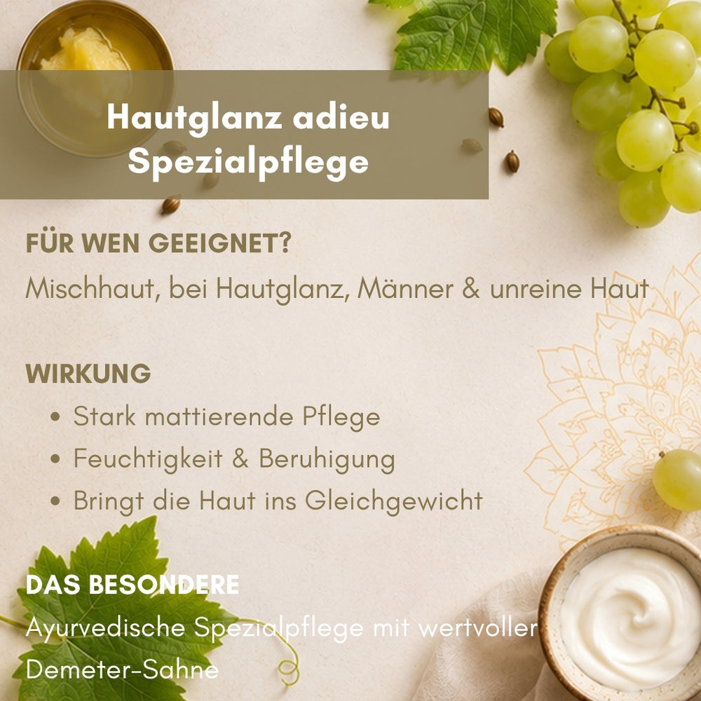 dieNikolai Feuchtigkeitspflege mit Safran und Holzdeckel sowie Verpackung mit Demeter-Siegel – mattierende Bio-Pflege für ölige Haut und Mischhaut