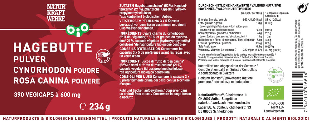 Bio-Nahrungsergänzung