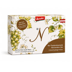 Naturkosmetik Gesichtspflege Kennenlern-Set von dieNikolai Bio-Traubenkosmetik. Anti-Aging Demeter-Kosmetik für sensible Haut.