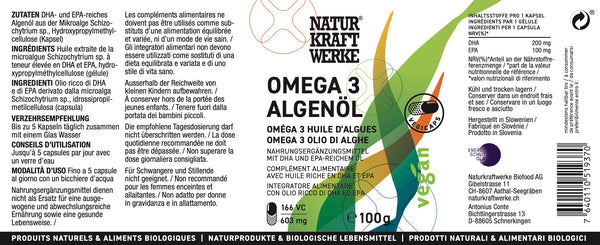 Omega-3 Algenöl Vegicaps
