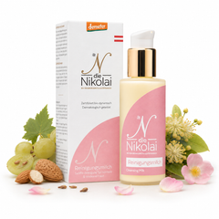 Naturkosmetik Reinigungsmilich für trockene Haut, dieNikolai Bio-Traubenkosmetik