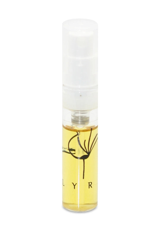 Lakshmi Naturparfum Lyra Probegrösse Glasflakon mit goldgelbem Duft – ayurvedischer Bio-Duft erhältlich bei dieNikolai