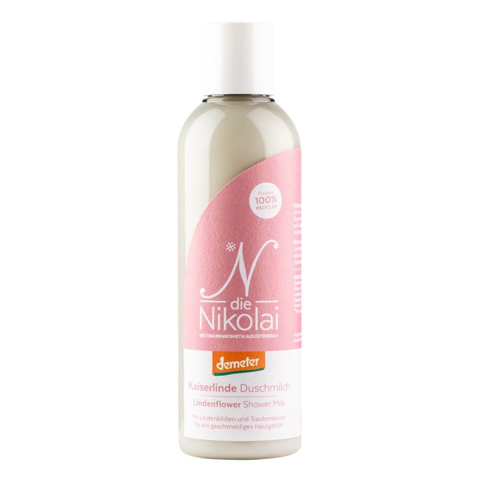 NEW: Lindenflower Shower Milk 200ml | dieNikolai Organic grape ...